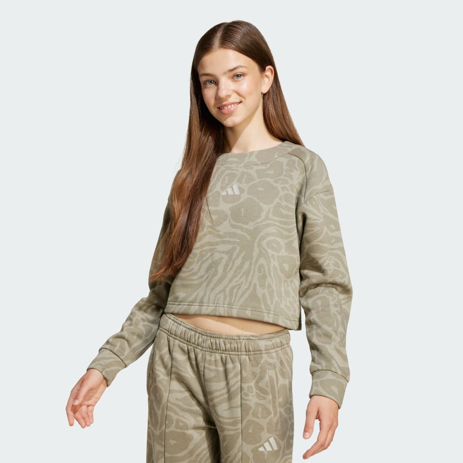 Future Icons Cropped Sweatshirt