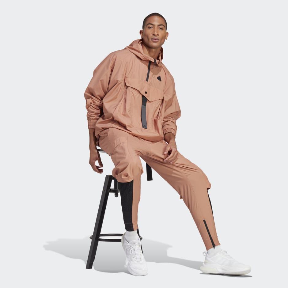 Men's Clothing - City Escape Premium Pants - Brown | adidas Saudi Arabia