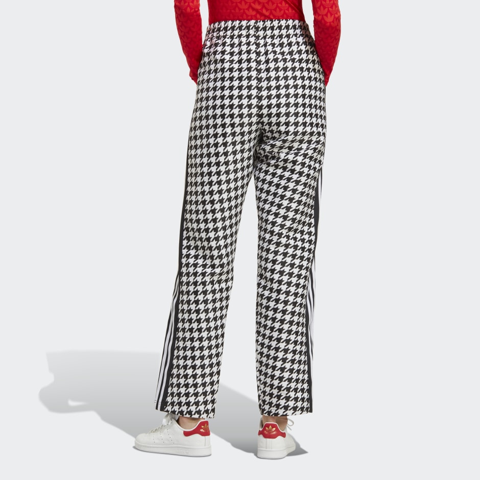 Houndstooth Wide Leg Pants image number null