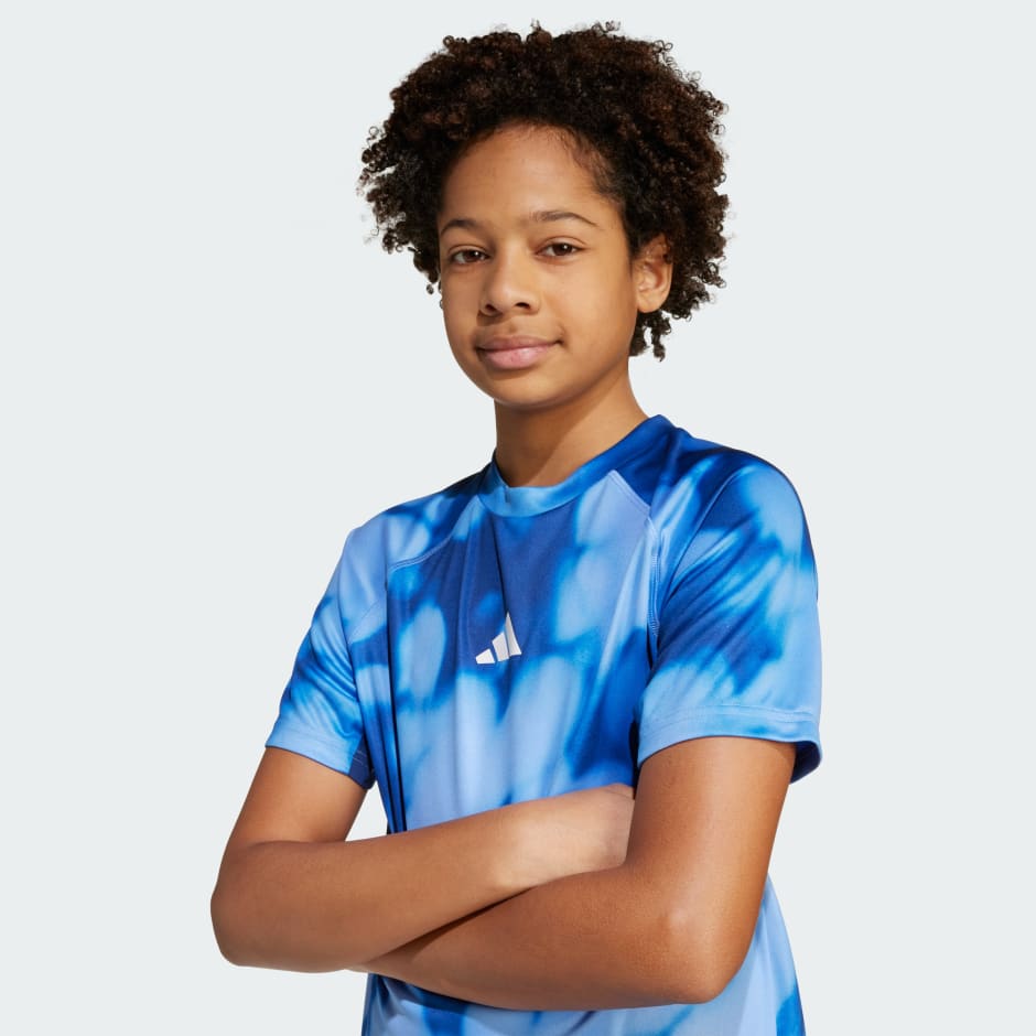 Training Tee With Allover Graphic