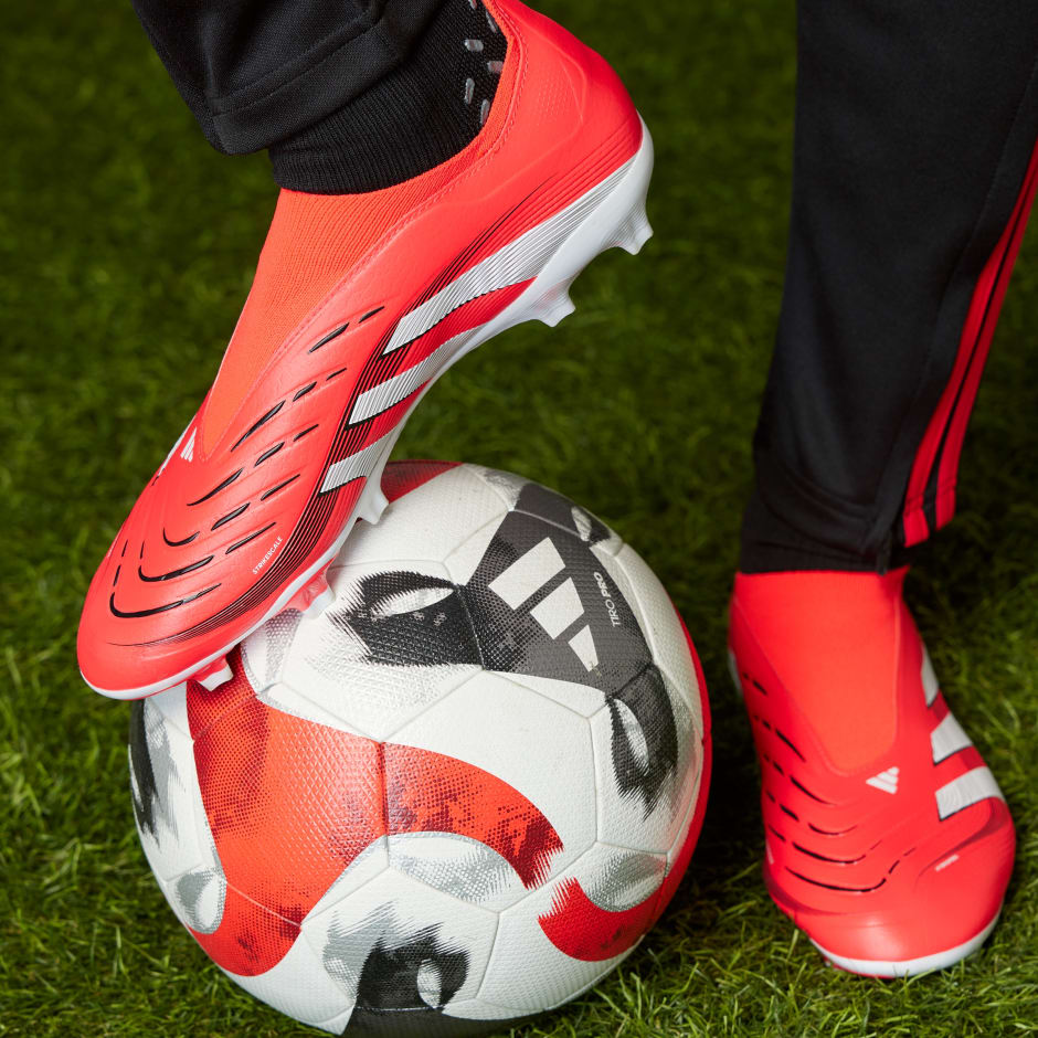 Ghete de fotbal Predator League fără șireturi pentru teren ferm/multi-teren