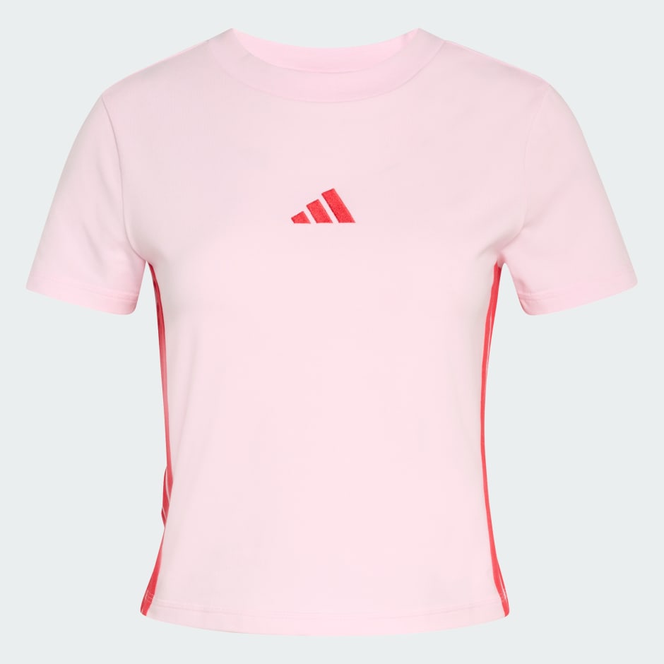 Tricou Essentials pe corp cu 3 dungi pentru bebeluși