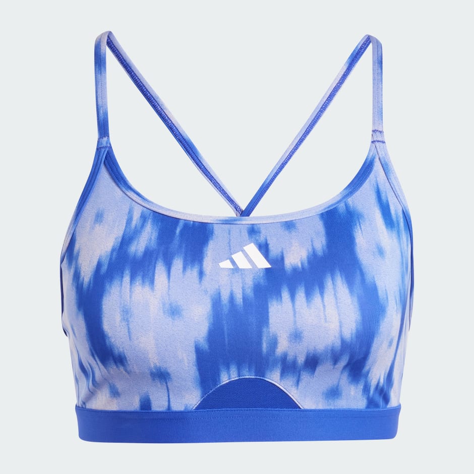 Aeroreact Training Essentials Light-Support Allover Print Bra