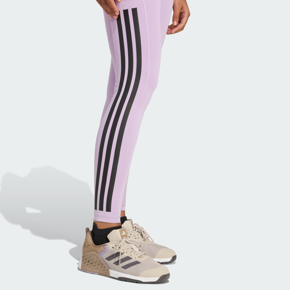 Optim&eacute; 3-Stripes Full Length Leggings