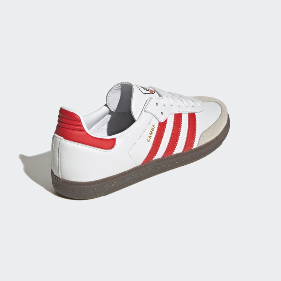 Adidas Samba OG Trainers White/Red