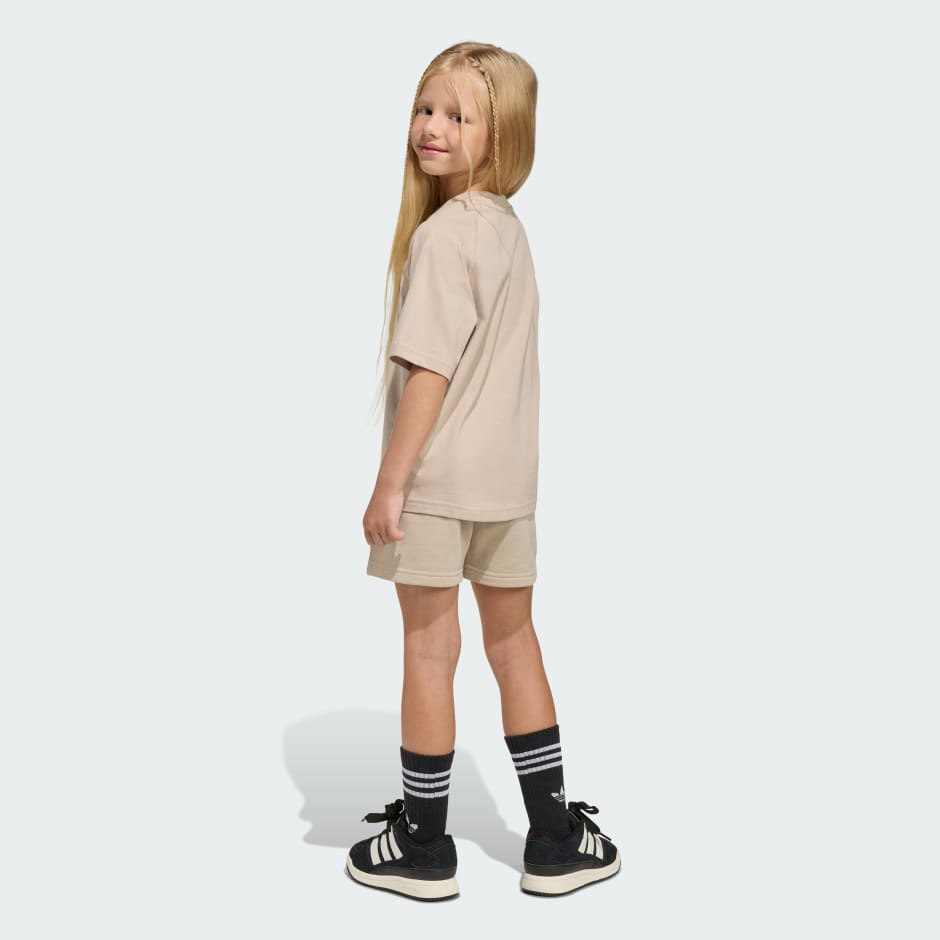 TREFOIL LOOSE SHORT TEE SET