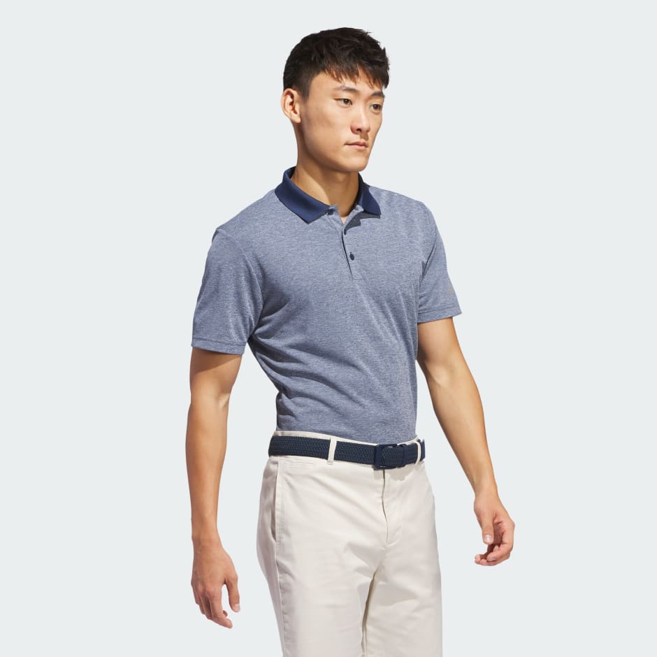 Adi Performance Heathered Polo Shirt