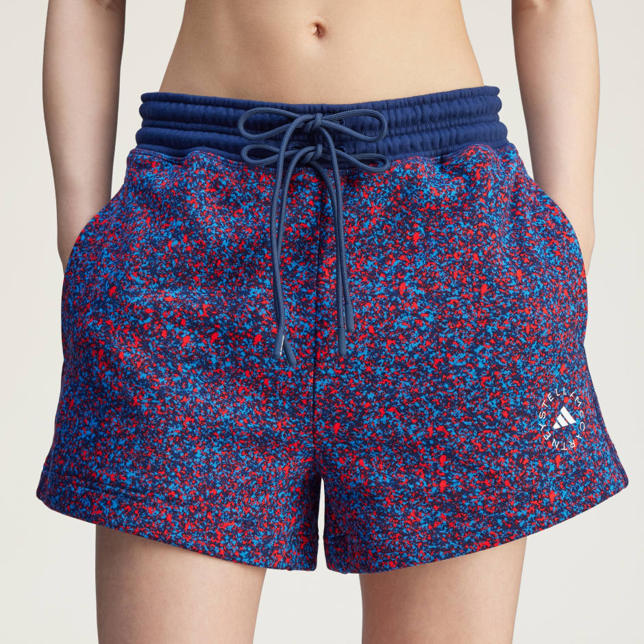 CLOTHING - adidas by Stella McCartney Printed Terry Shorts