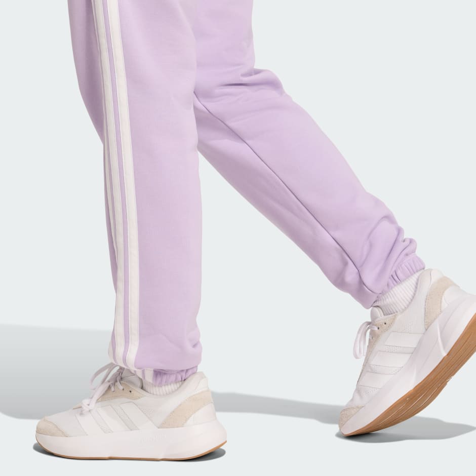 Essentials 3-Stripes French Terry Cuffed Pants