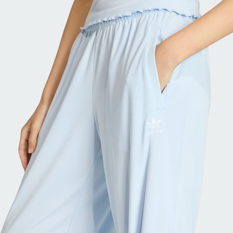 ESSENTIALS SCALLOPED EDGE TROUSERS