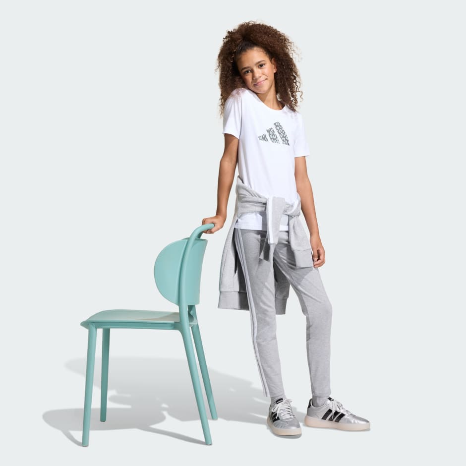 Junior Girls Animal Print Graphic Tee