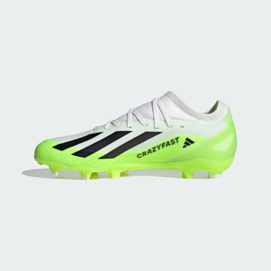 All products - X Crazyfast.3 Firm Ground Boots - White | adidas South ...