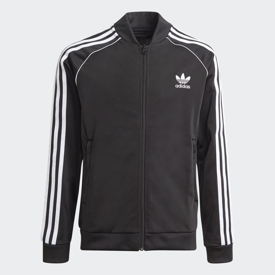 Adidas sst jacket black on sale