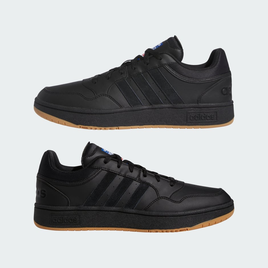 Shoes - Hoops 3.0 Low Classic Vintage Shoes - Black | adidas South Africa