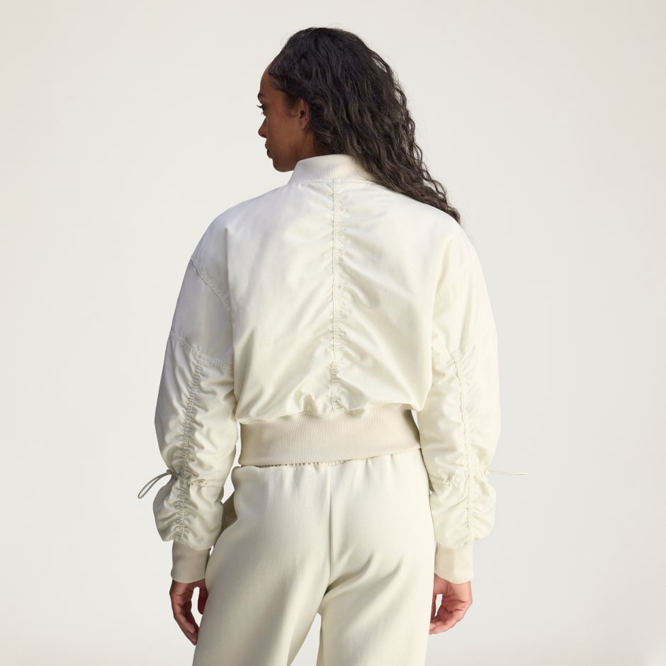 adidas by Stella McCartney TrueNature Woven Bomber Cropped Jacket