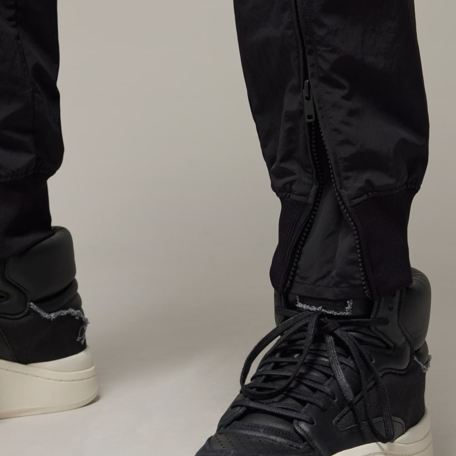 adidas Y-3 Crinkle Nylon Cuffed Pants - Black | adidas LK