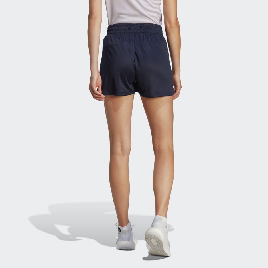 Adidas women's blue store shorts