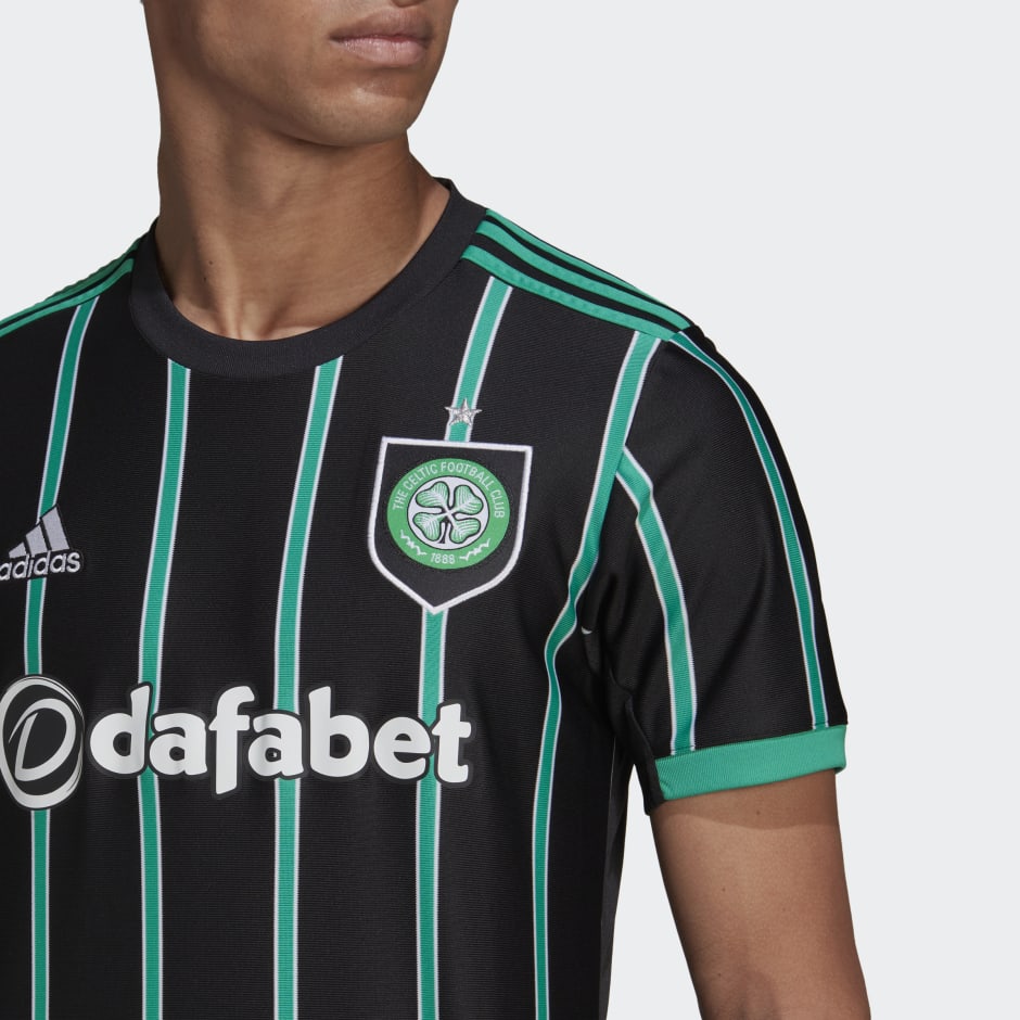 New Celtic Kit 22-23 with Silver Coloured Adidas Stripes, Glasgow Celtic  Home Shirt 2022-23