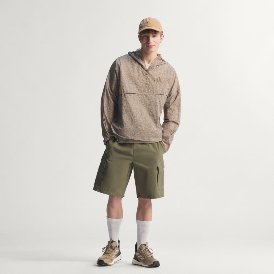 Hanorac rezistent la v&acirc;nt Terrex Xploric CLIMA365 cu imprimeu