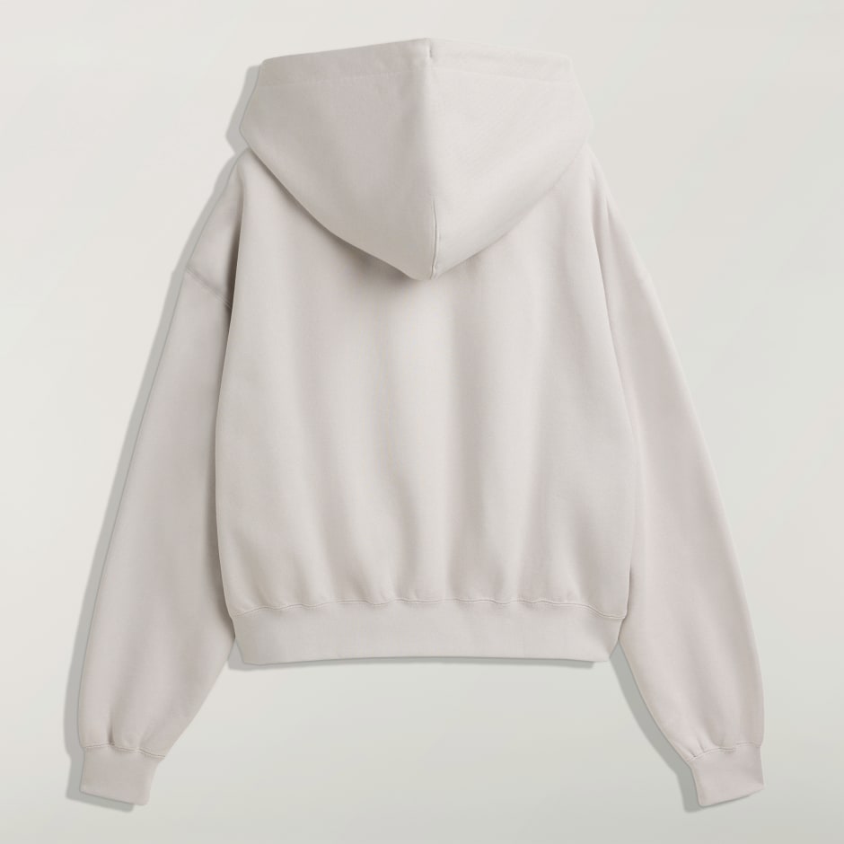 Hanorac larg din material plușat periat Y-3