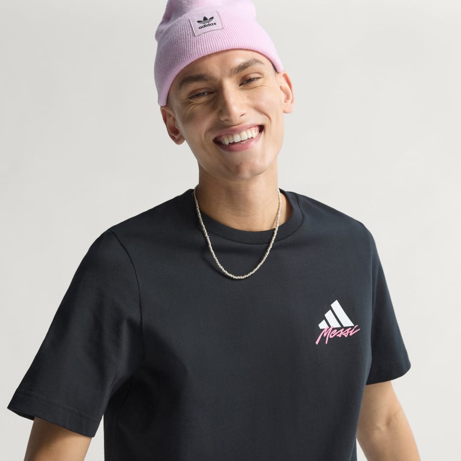 Tricou cu imprimeu grafic Messi Icon