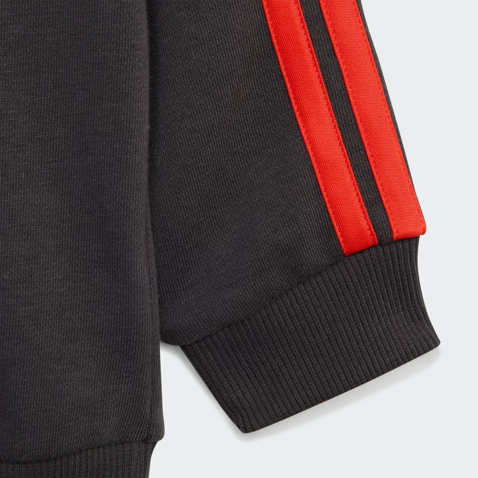 SET DE BLUZĂ CU M&Acirc;NECĂ LUNGĂ ȘI PANTALONI SCURȚI AUDI FORMULA ONE TEAM DNA PENTRU BEBELUȘI