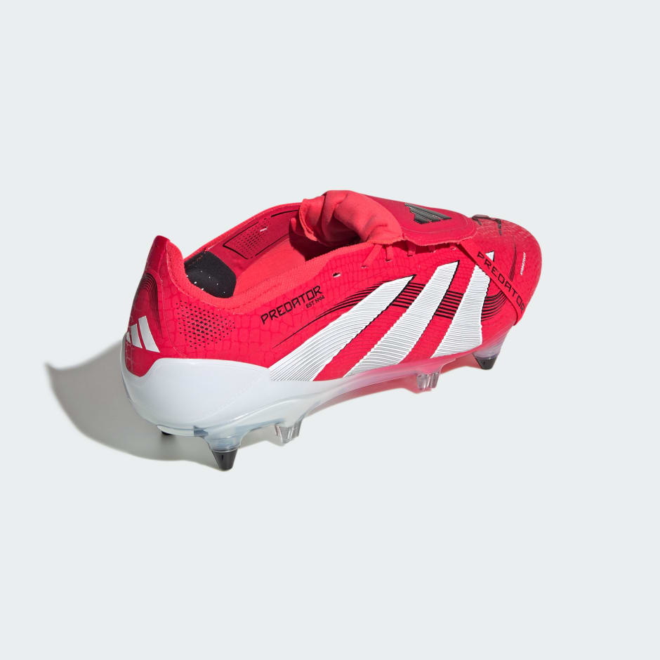 Ghete de fotbal cu limbă pliată pentru teren moale Predator Elite
