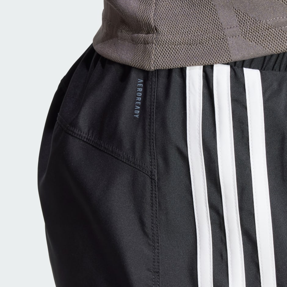 Pacer Training 3-Stripes Woven Mid-Rise Shorts