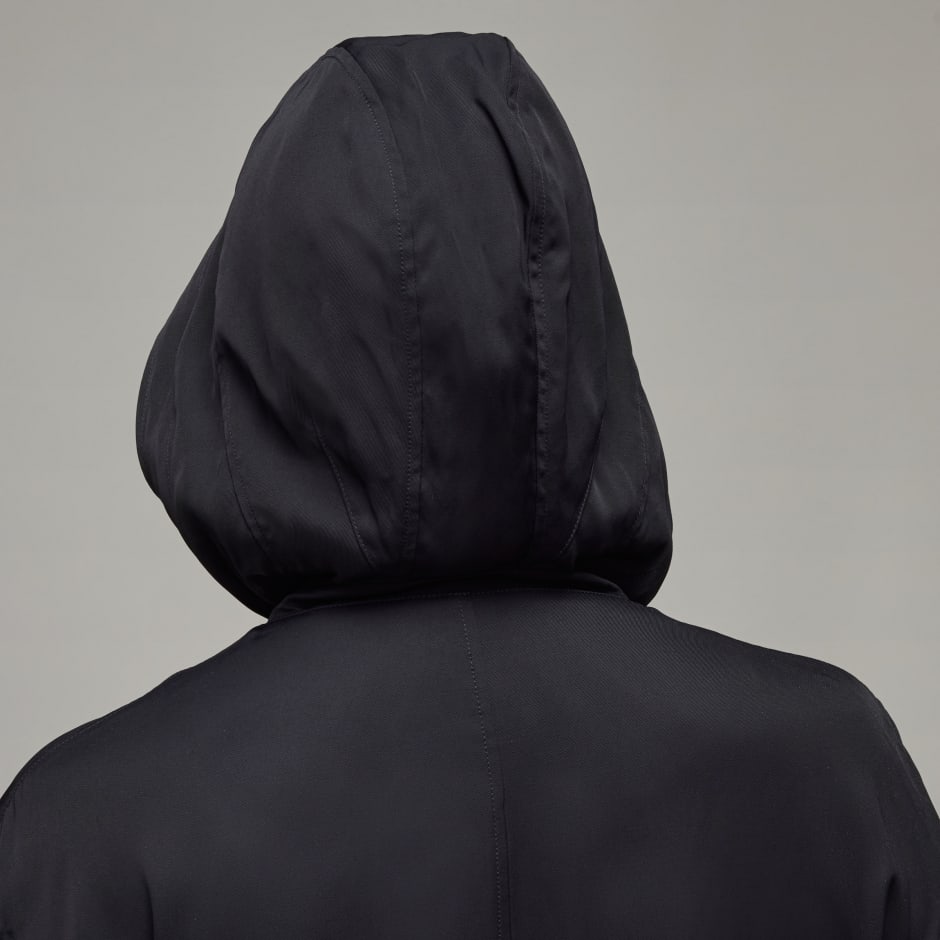 Y-3 Rayon Twill Hooded Top