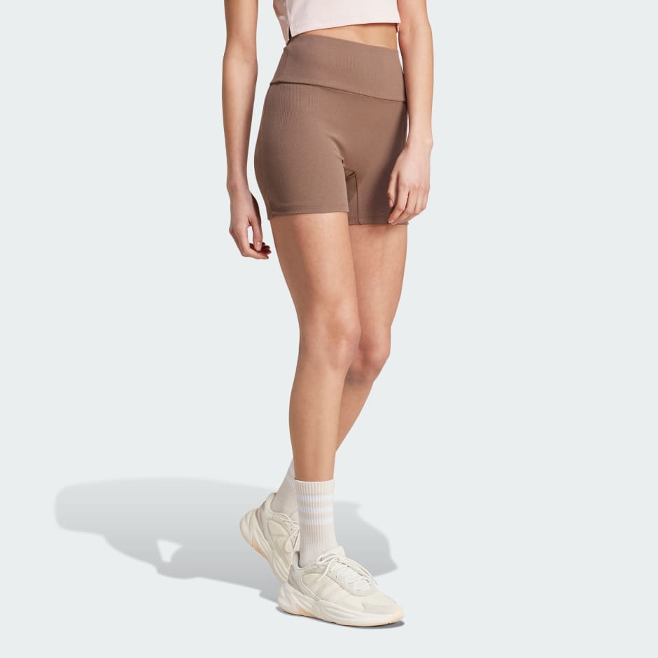 Lounge Ribbed High-Waist Bike Shorts