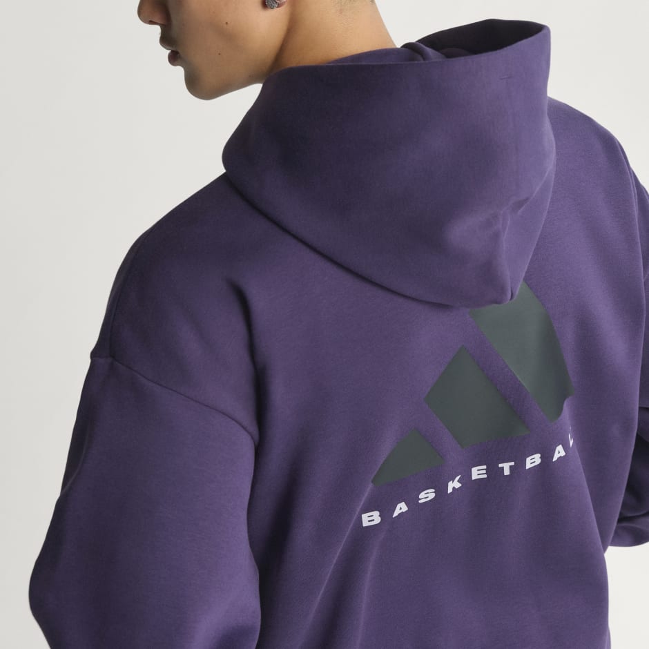 Hanorac de baschet adidas din fleece (unisex)