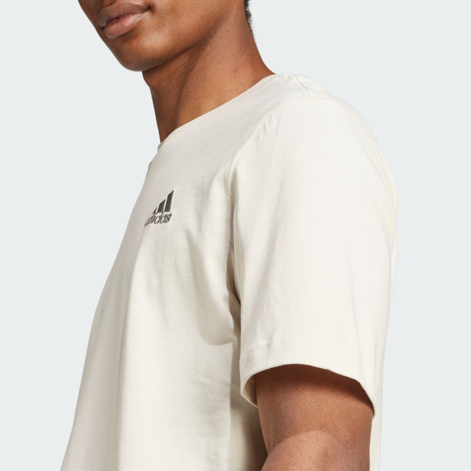 Essentials Single Jersey Embroidered Small Logo Tee