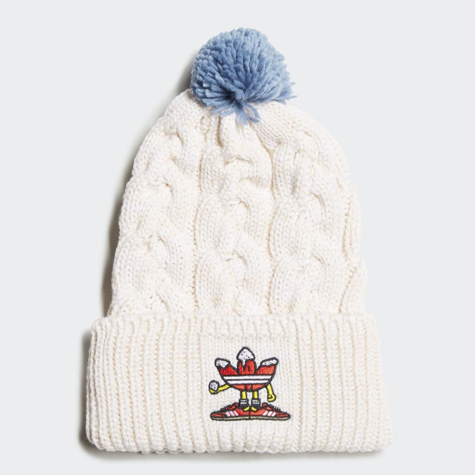 adidas cream beanie