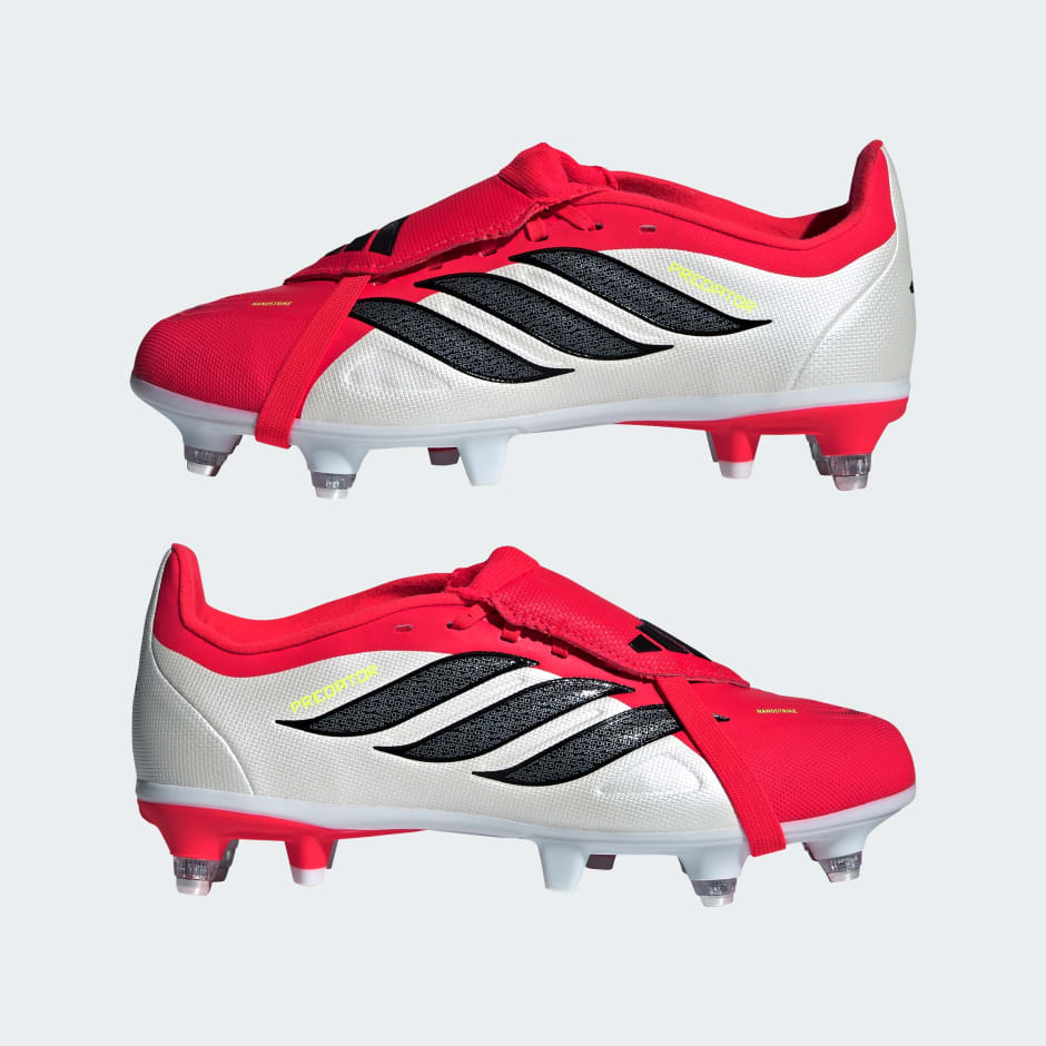 Ghete de fotbal pentru teren moale PREDATOR LEAGUE cu limbă pliabilă, pentru copii