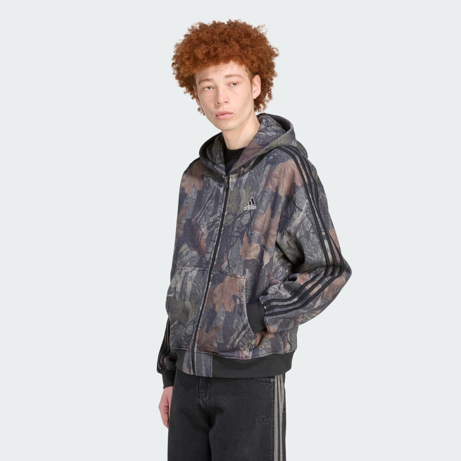 Camo Hooded Full-Zip