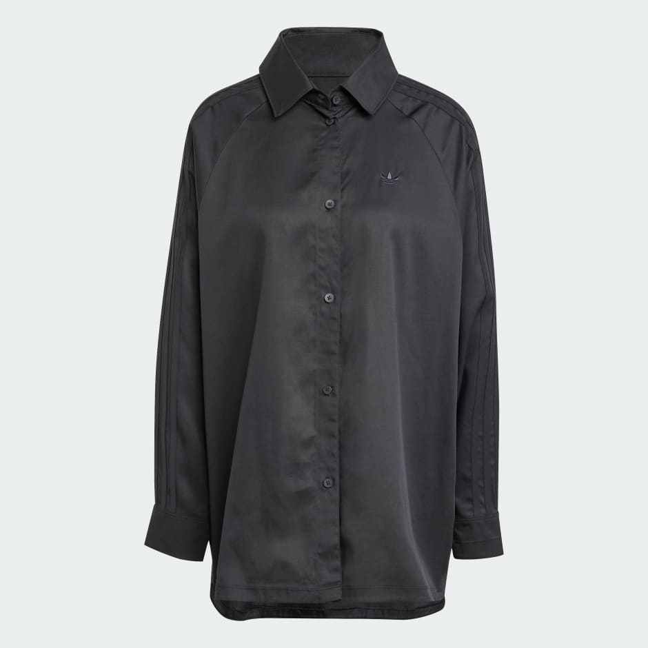 Poplin Loose Fit 3-Stripes Shirt