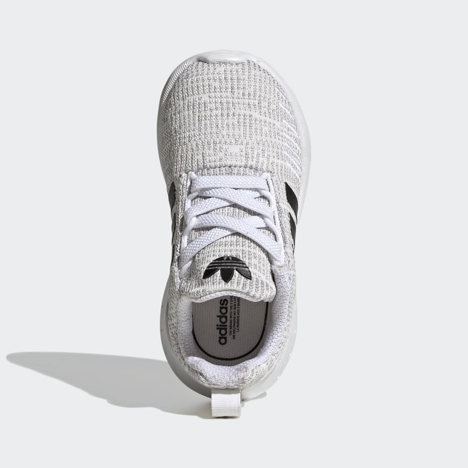 Adidas white swift run trainers clearance youth