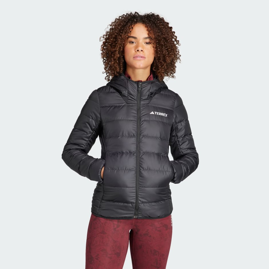 Women's Clothing - Terrex Multi Light Down Hooded Jacket - Black