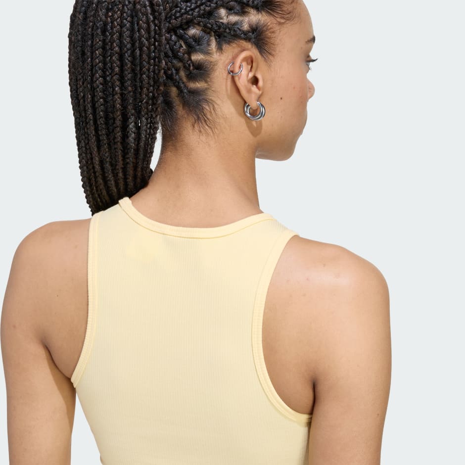 Rebrasta majica bez rukava Essentials