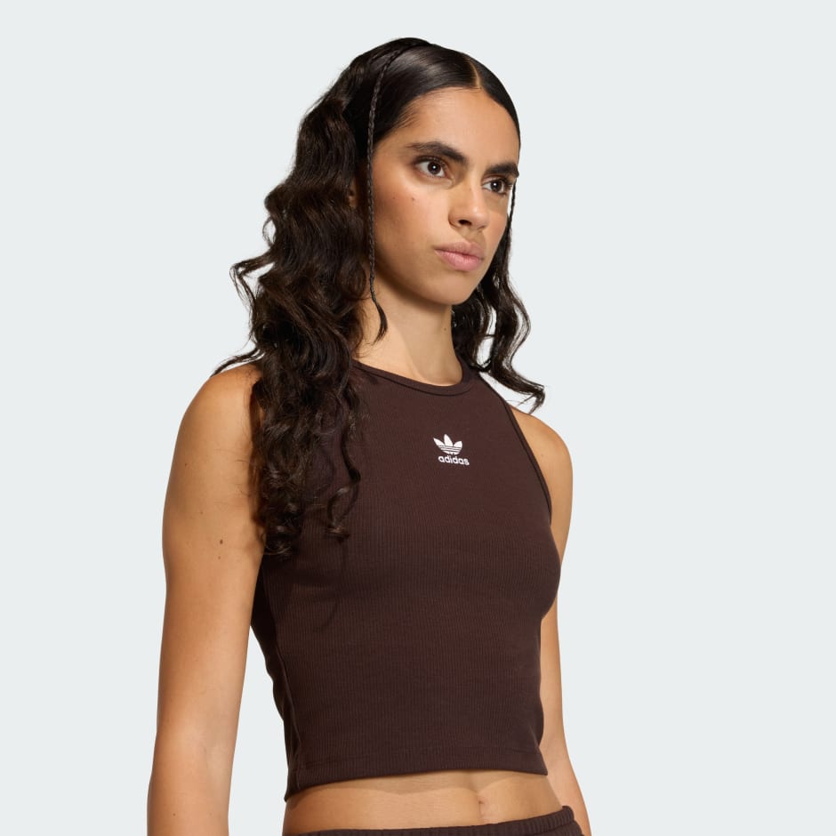 Rebrasta majica bez rukava Essentials