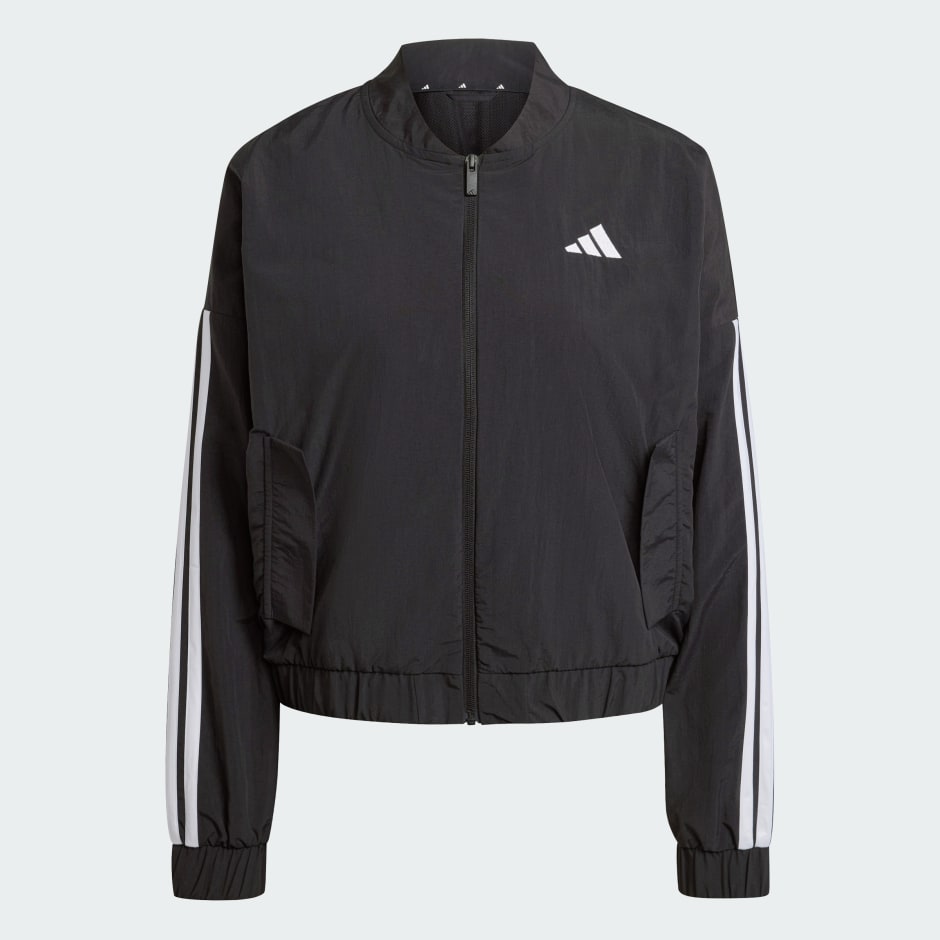 Essentials 3-Stripes Lifestyle Woven Bomber Jacket