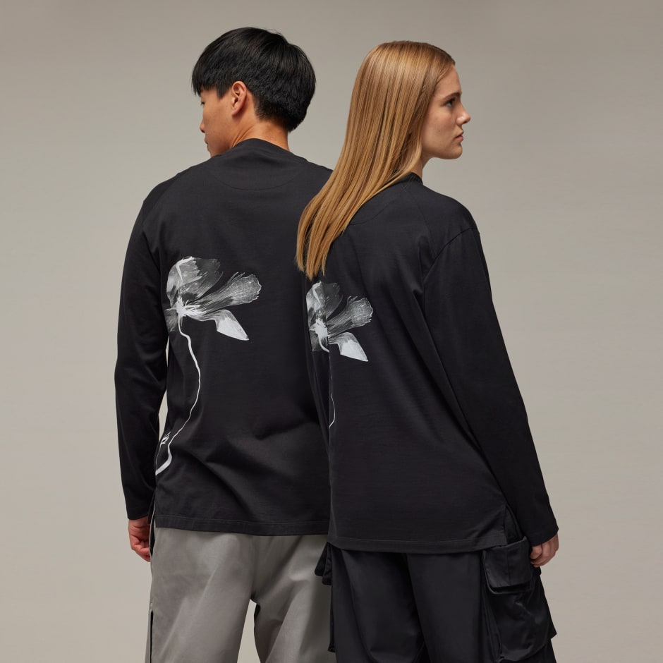 Y-3 Graphic Long Sleeve Tee