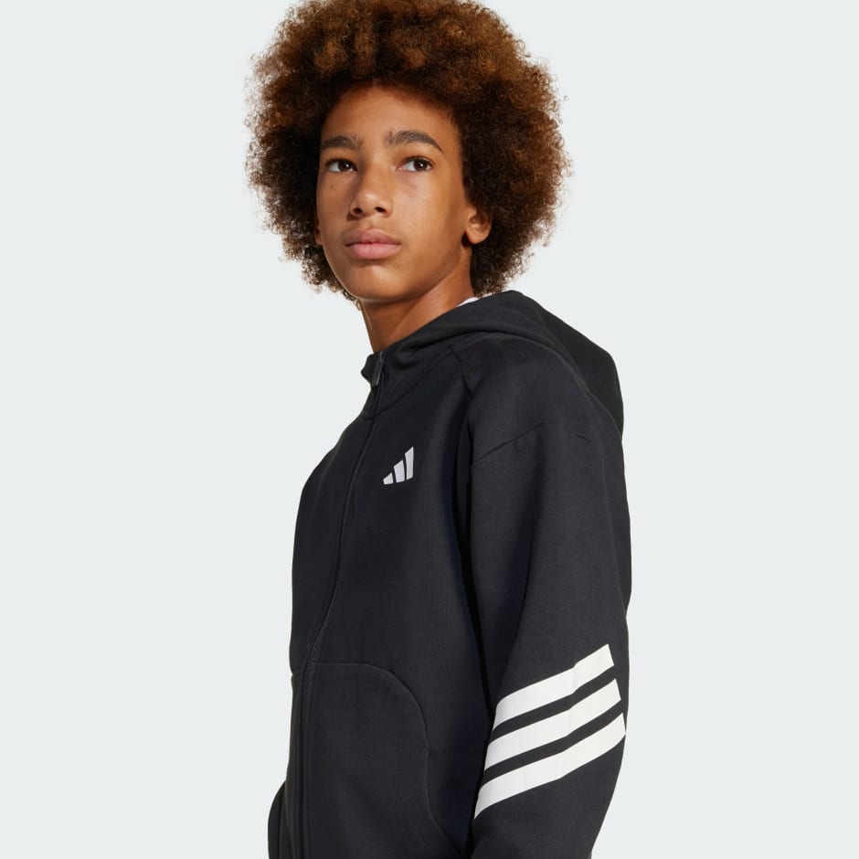 Future Icons 3-Stripes Full-Zip Hooded Track Jacket Kids