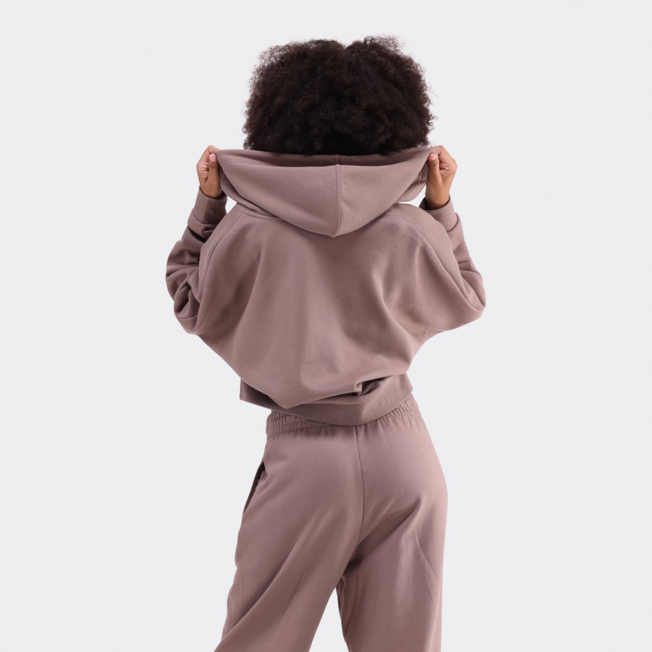 Essentials Short Full-Zip French Terry Hoodie