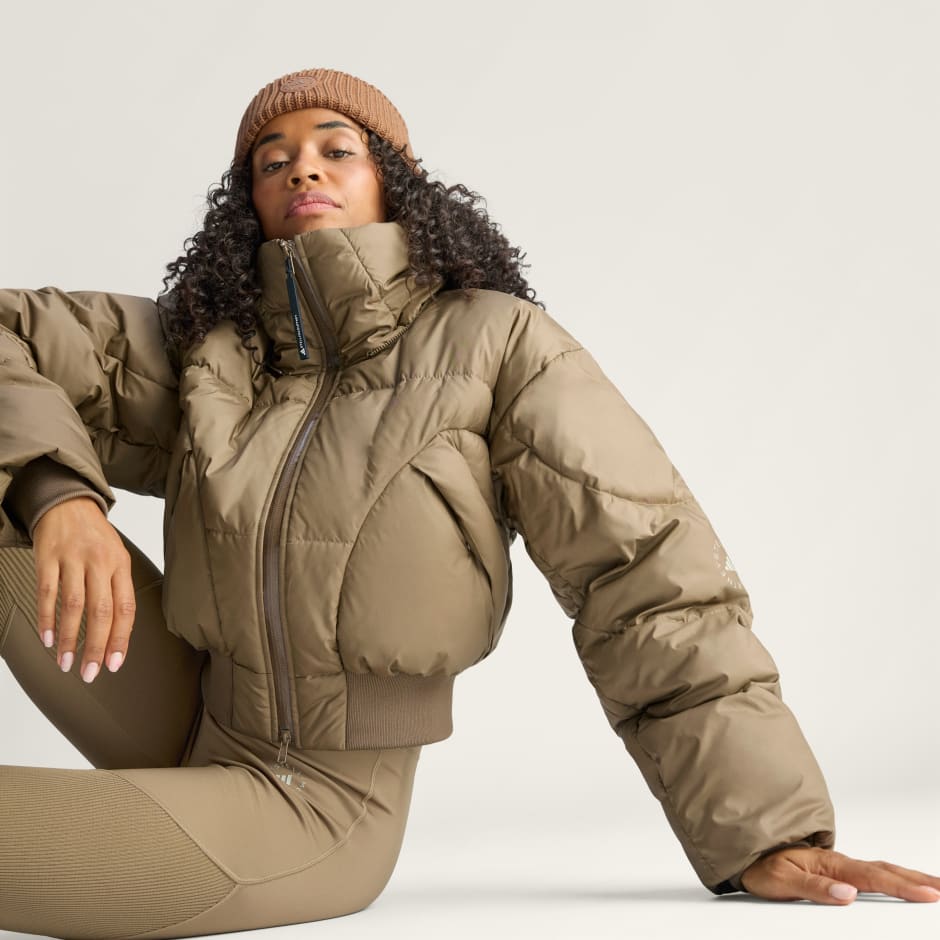 adidas By Stella McCartney Cropped Padded Winter Jacket
