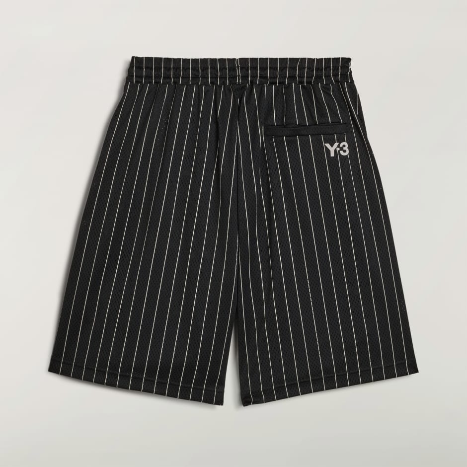 PANTALONI SCURȚI Y-3 MESH PINSTRIPE