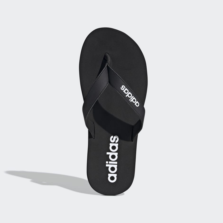 adidas black flipflop