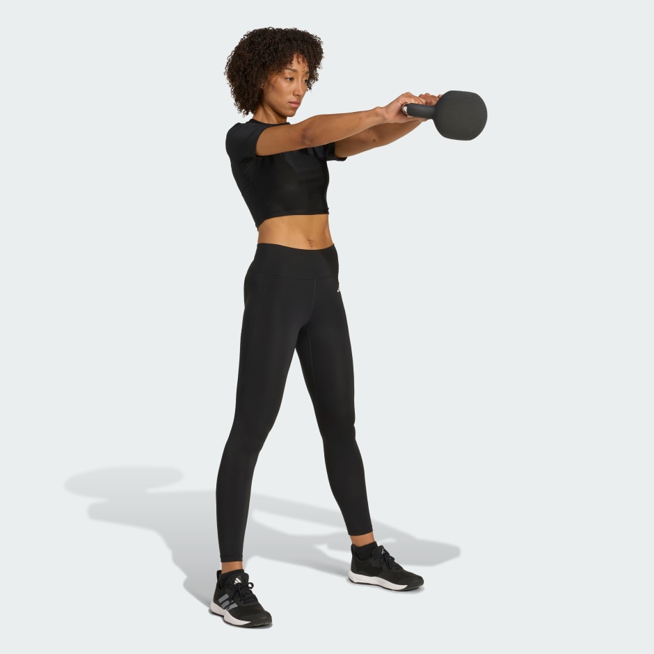 تيشيرت تمرين Essentials براق ولامع