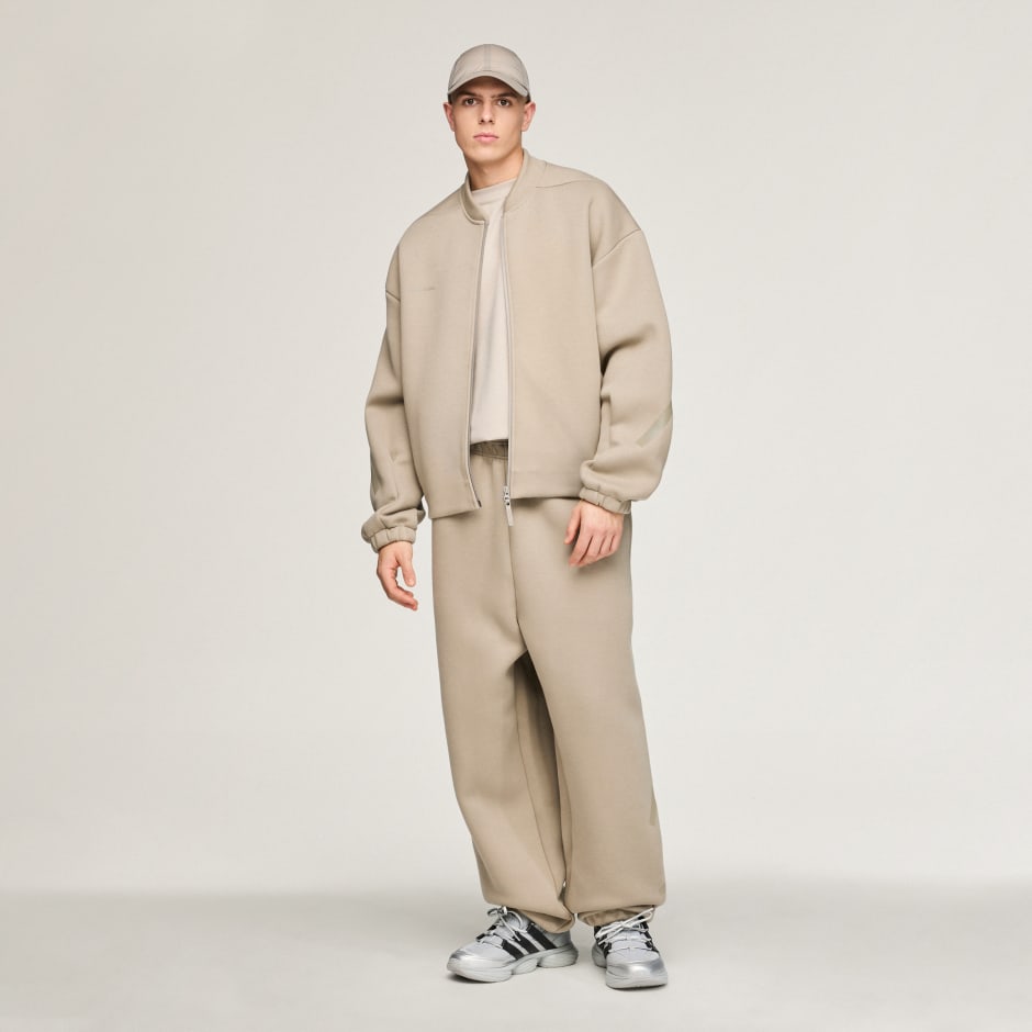 Pleteni gornji dio trenirke adidas x entire studios Z.N.E. Uniform s patentnim zatvaračem cijelom duljinom