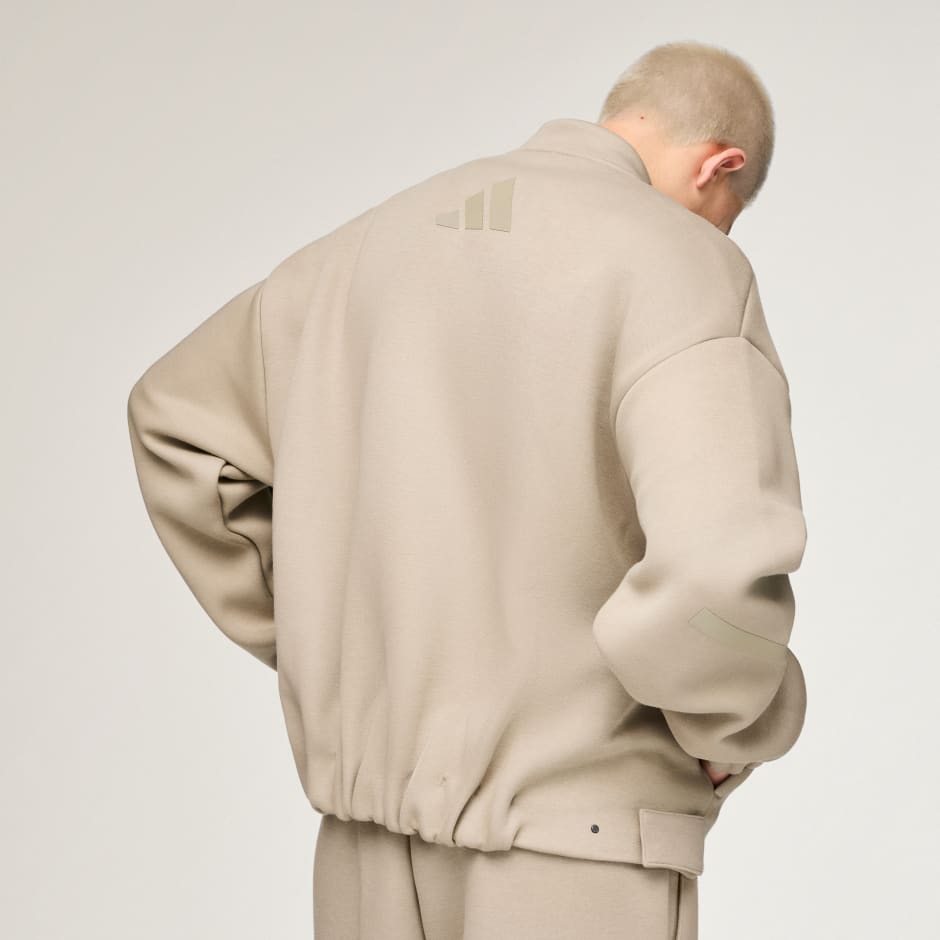 Pleteni gornji dio trenirke adidas x entire studios Z.N.E. Uniform s patentnim zatvaračem cijelom duljinom